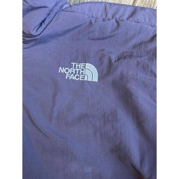 North Face Polartec Jacket Blue Grey Fleece Zipper Pullover Boys Pockets XL - Picture 3 of 8